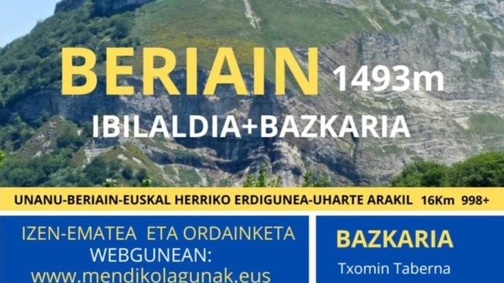 Beriainera ibilaldia eta bazkaria