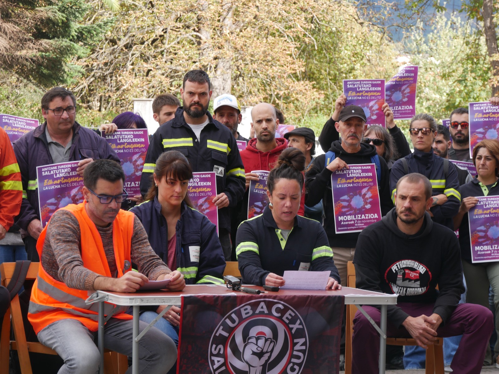 “Errepresioak ez du mugarik, eta Aiaraldea osoaren elkartasuna ere bildu nahi du”