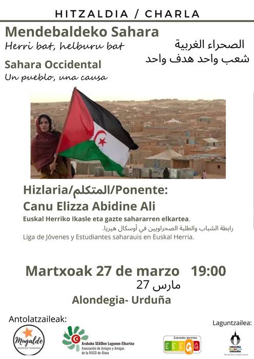 'Mendebaldeko Sahara: herri bat, helburu bat'