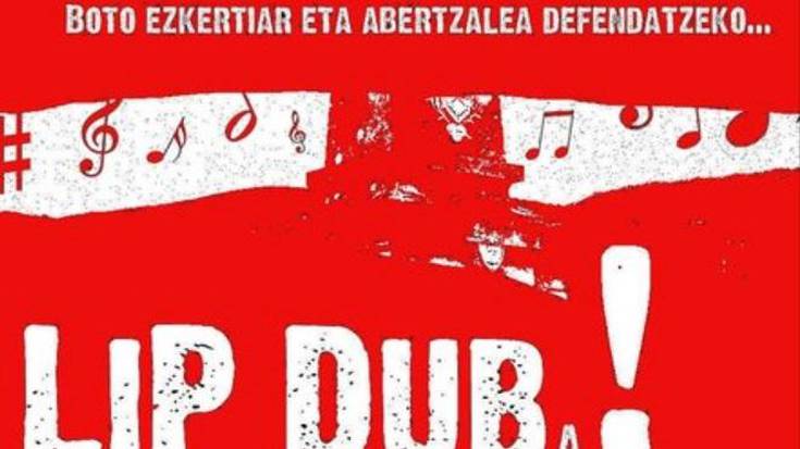 Lip Dub bat grabatuko dute bihar, boto ezkertiar eta abertzalea defendatzeko