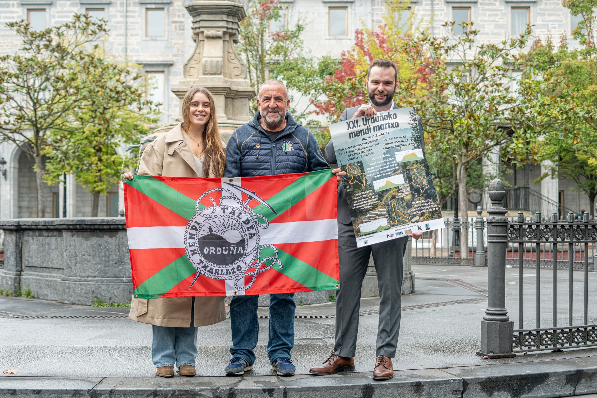 Hiru ibilbide eskainiko ditu Urduñako Mendi Martxak hiriko natura-inguruneaz gozatzeko