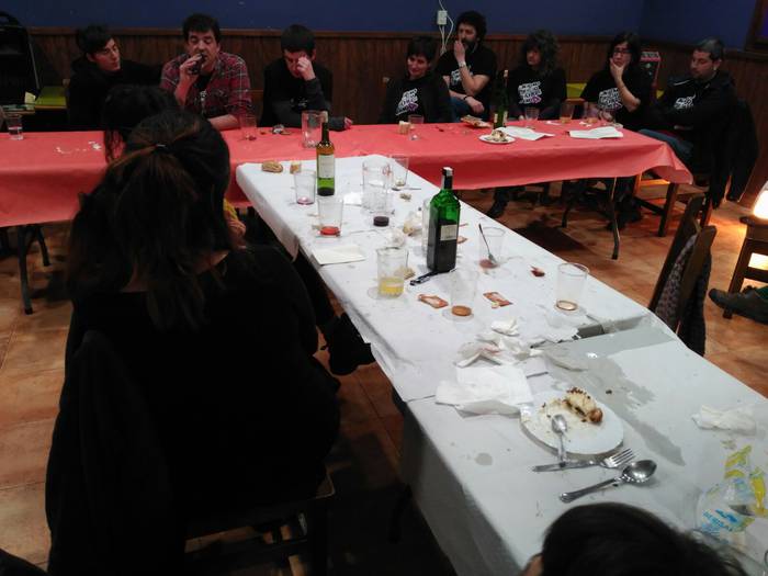 Laudioko bertso saioa argazkitan