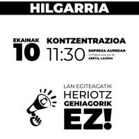 Vibrantzeko lan-heriotza salatzeko mobilizazioa