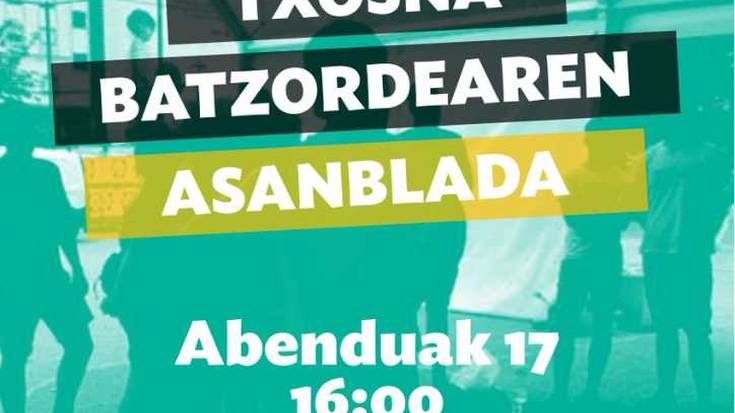 Laudioko Txosna Batzordearen asanblada