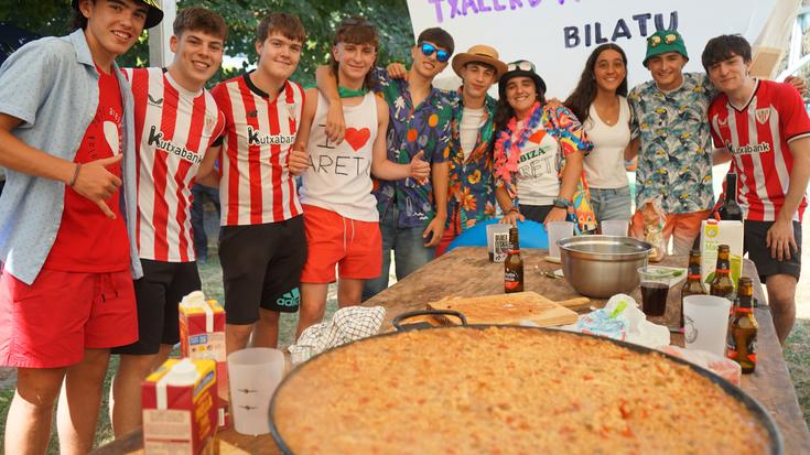 Paella txapelketarekin hasi dira giroa berotzen Aretan
