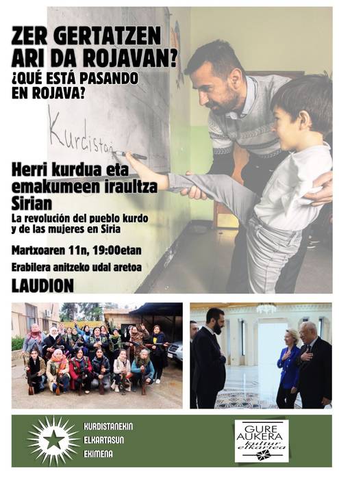 "Zer gertatzen ari da Rojavan?"