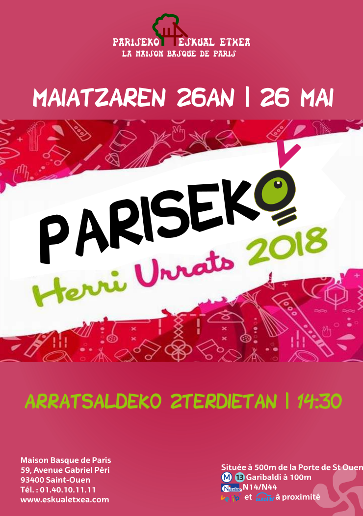 Iñaki Plaza, Parisko Herri Urrats-en