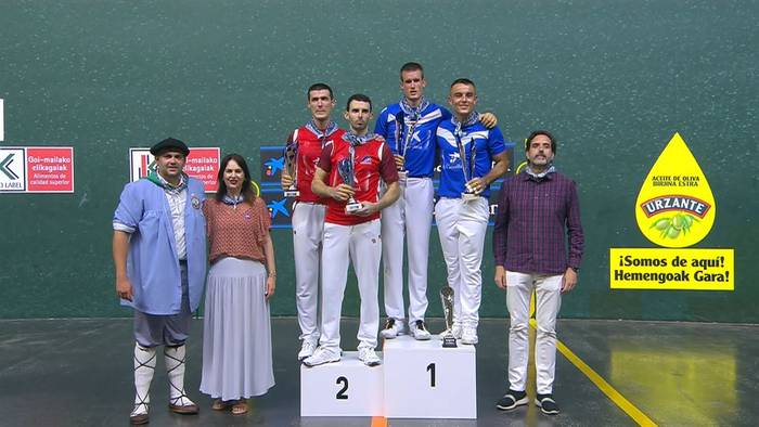 Larrazabalek eta Mariezkurrenak irabazi dute Andra Mari Zuriaren Torneoa