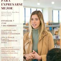 'Hablar en público para expresarse mejor'