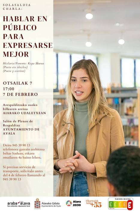 'Hablar en público para expresarse mejor'