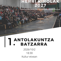 Orozkoko herri kirolak antolatzeko batzarra