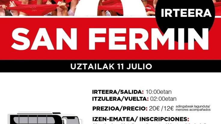 San Ferminera irteera