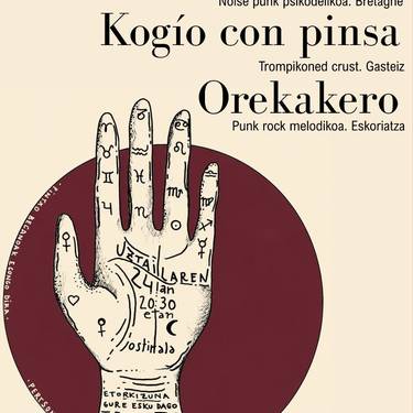 Elkartasun kontzertuak: Llamame la muerte, Kogío con pnisa eta Orekakero