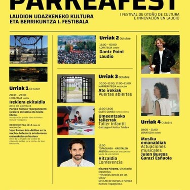 Parkeafest: Ate irekiak, umeentzako tailerrak eta hitzaldia