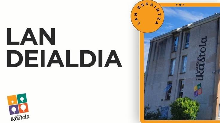 Bigarren Hezkuntzako pedagogia terapeutikoko irakasle baten bila dabil Laudio Ikastola