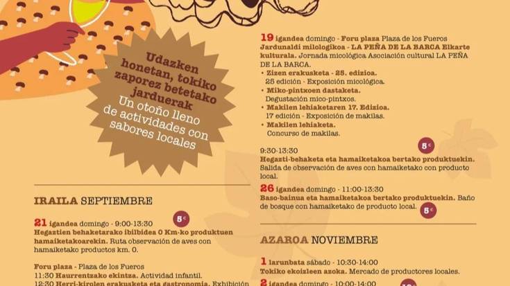 Basoko bainua eta tokiko produktuekin hamaiketakoa