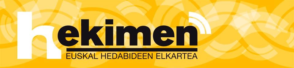 Euskal hedabideentzako 2015eko diru-laguntzen ebazpena dela eta Hekimenen adierazpena