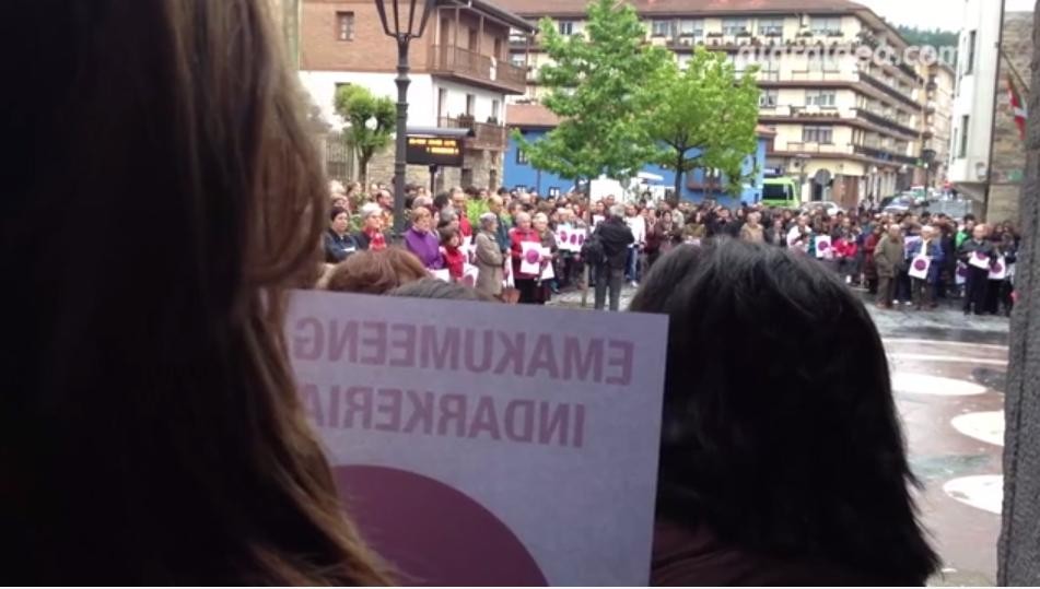 Matxintxuk salatu du beste eraso matxista gertatu zela atzo eta Gazte Asanbladak manifestazio deitu du gaurko