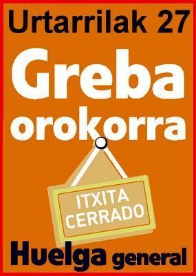 Pentsioen erreformaren aurka urtarrilak 27ko greba orokorrean parte hartzeko eskatu du LABek