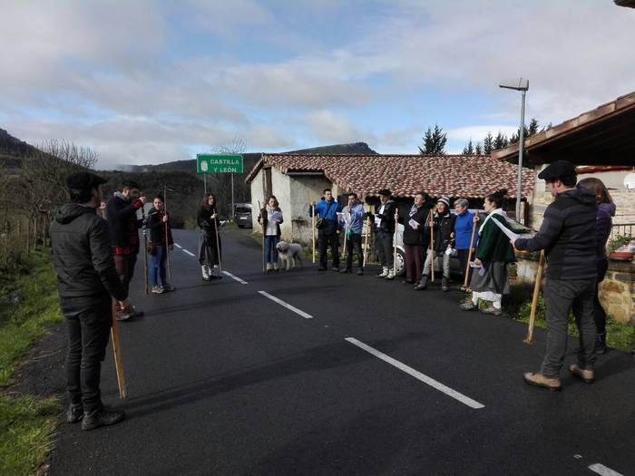 Agate Deunaren bezpera Artziniega inguruetan