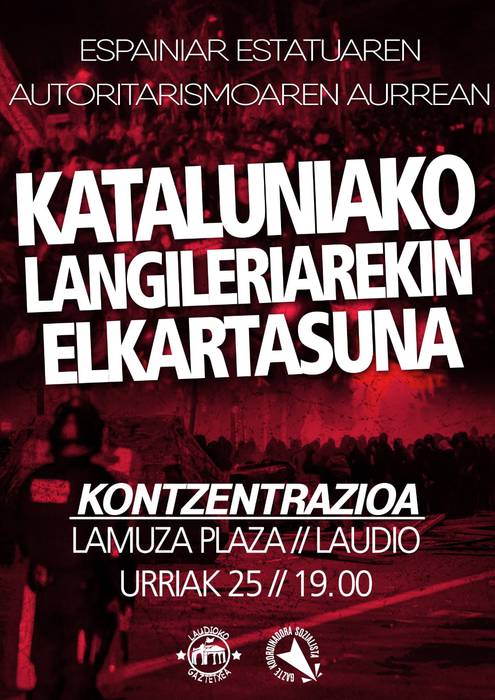 Kataluniako langileriarekin elkartasuna