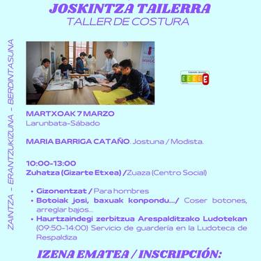 Joskintza tailerra gizonentzat