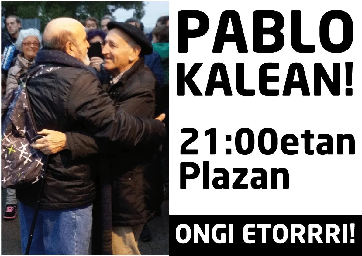 Pablo kalean!