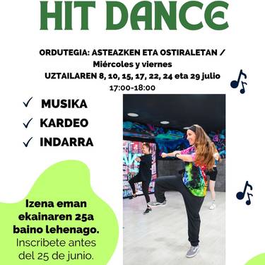 Hit Dance tailerrean izena emateko azkena eguna