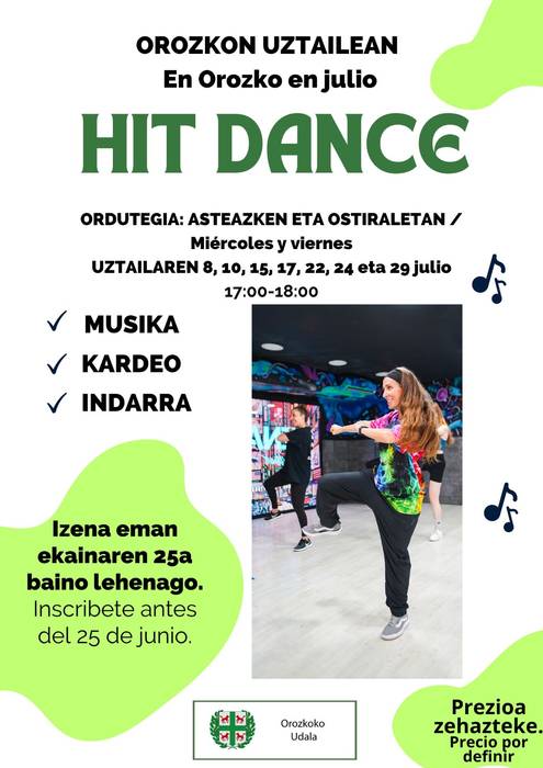 Hit Dance tailerrean izena emateko azkena eguna