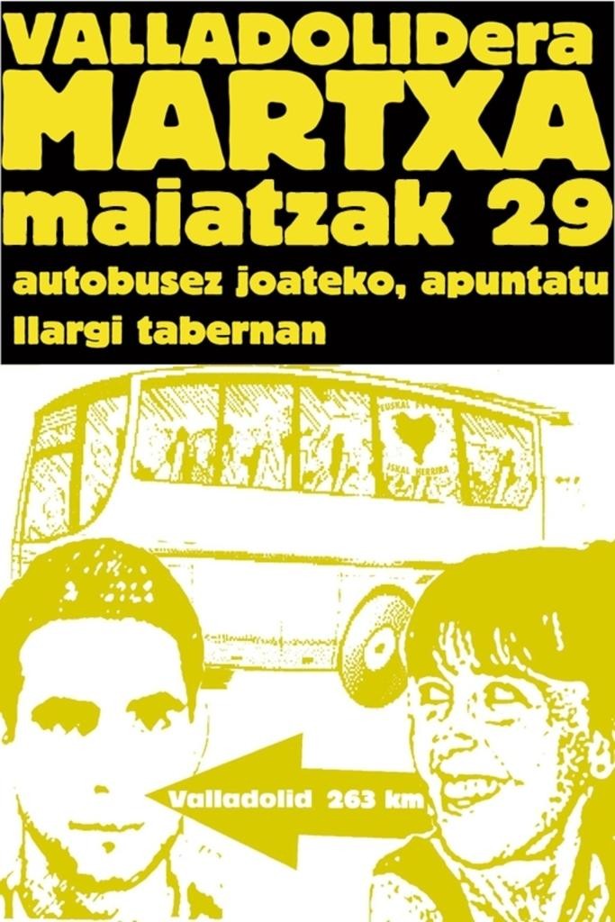 Datorren larunbaterako Valladolideko espetxera martxa antolatu dute 