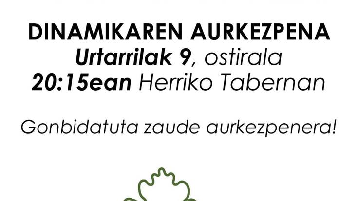 Txokogorrik 40 urte: Dinamikaren aurkezpena