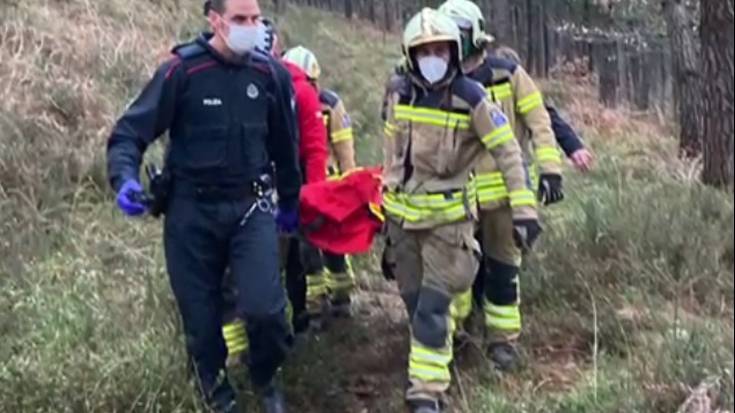 Kuskumendin mina hartu zuen txirrindularia artatu eta Gurutzetako ospitalera eraman zuten atzo larrialdi-zerbitzuek