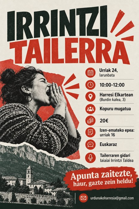 Irrintzi tailerra