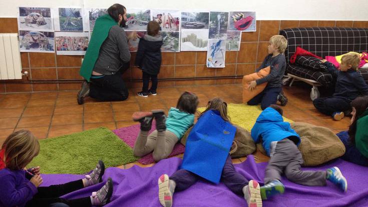 Euskararen jolas-gunea nolakoa izan behar duen erabaki dute haurrek Tertangan