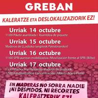 Maderas de Llodioko langileen mobilizazioa