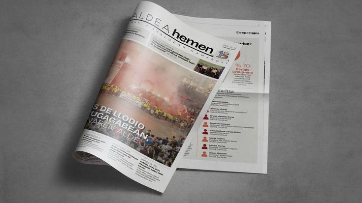 Maderas de Llodioko greba mugagabea, Aiaraldea Hemen hamaboskariko azalean