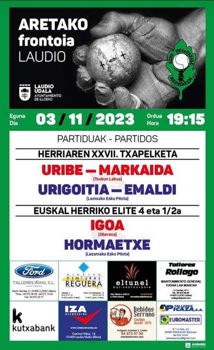 Herriaren XXVII. Txapelketa eta Euskal Herriko Elite 4 eta 1/2ko Txapelketa