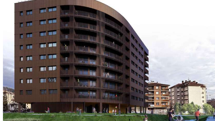 Goikoplaza eremuan alokairuko babes publikoko etxebizitzak sustatzeko lurzoru lagapena sinatu du Udalak