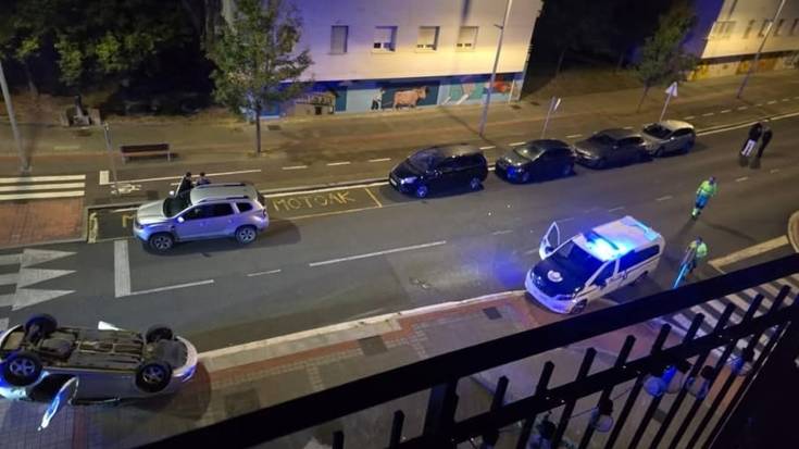 Zauriturik ez Amurrion gertatutako auto istripuan