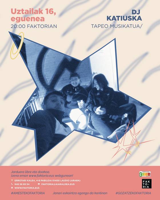 Tapeo musikatua: DJ Katiuska
