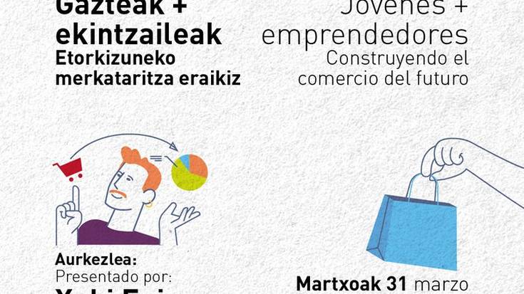 Gazteak + ekintzaileak etorkizuneko merkataritza eraikiz