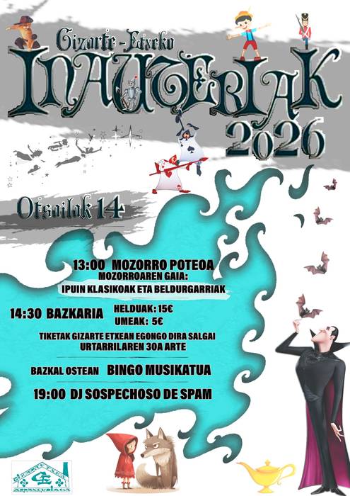 Inauteriak Arrankudiagako Gizarte etxean