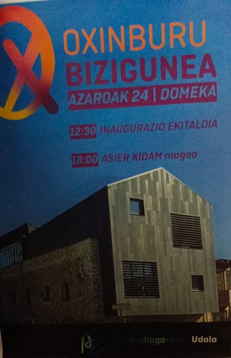 Oxinburu bizigunearen inaugurazioa