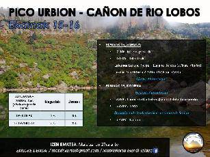 "Pico Urbion-Cañon Rio Lobos" irteera