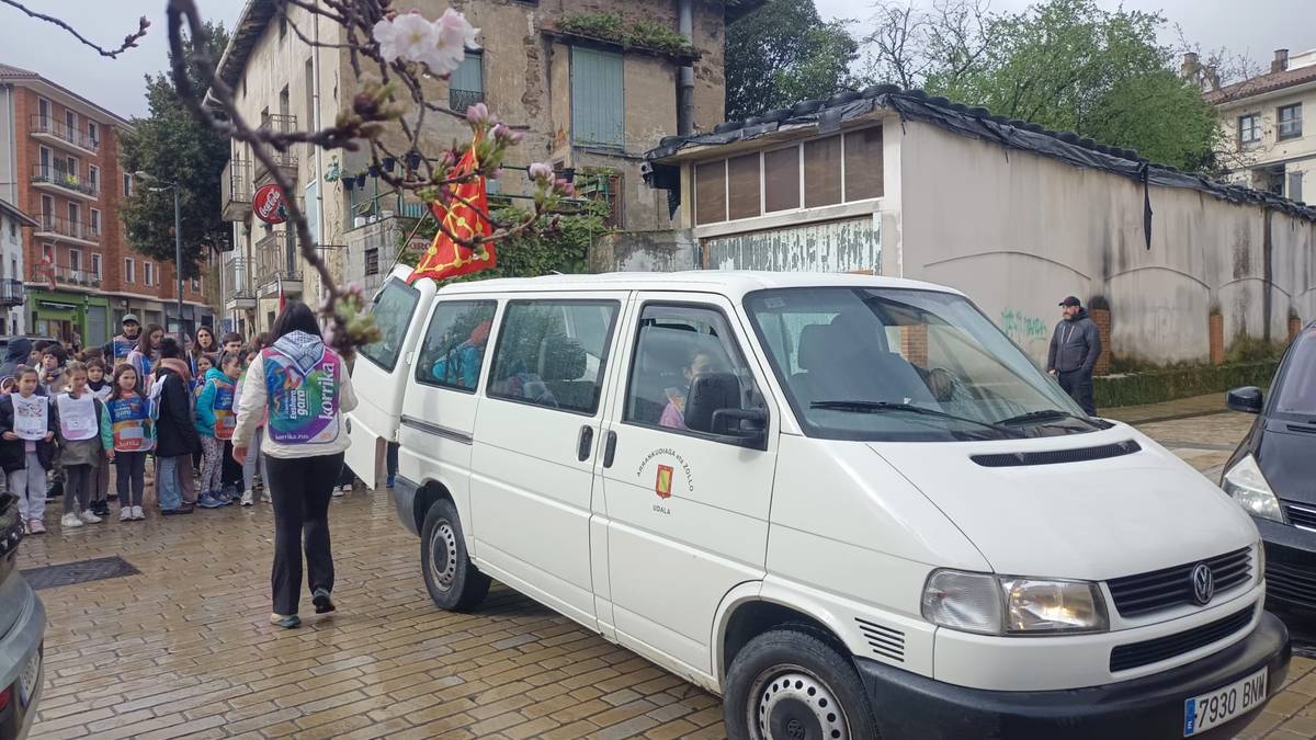 Korrika Txikiaz gozatu zuten atzo Arrankudiaga-Zolloko haurrek