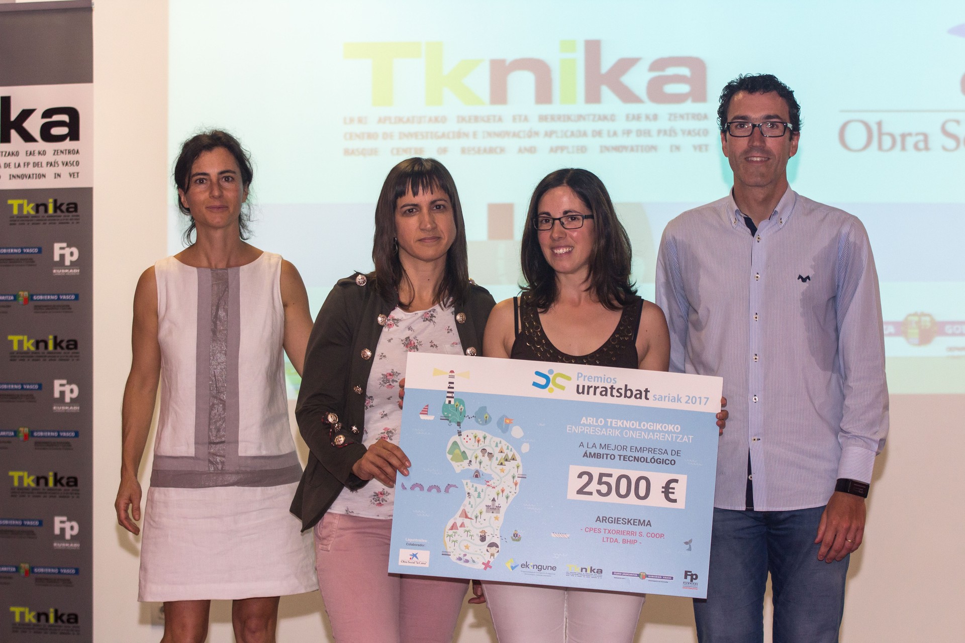 Teknologia enpresa onenaren saria irabazi du Argieskema kooperatibak