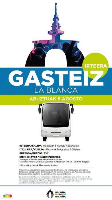 Gasteizko jaietara irteera