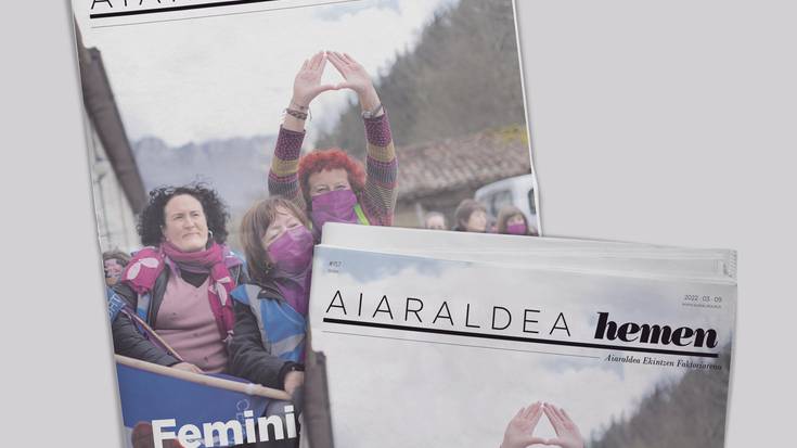 Borroka feminista, Aiaraldea Hemen hamabostekariko zenbaki berriko protagonista