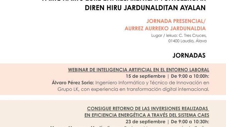 Eraginkortasun energetikoan eginiko inbertsioak berreskuratzen ikasteko jardunaldiak