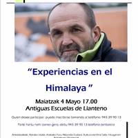 Juanito Oyarzabal: Himalayako esperientziak